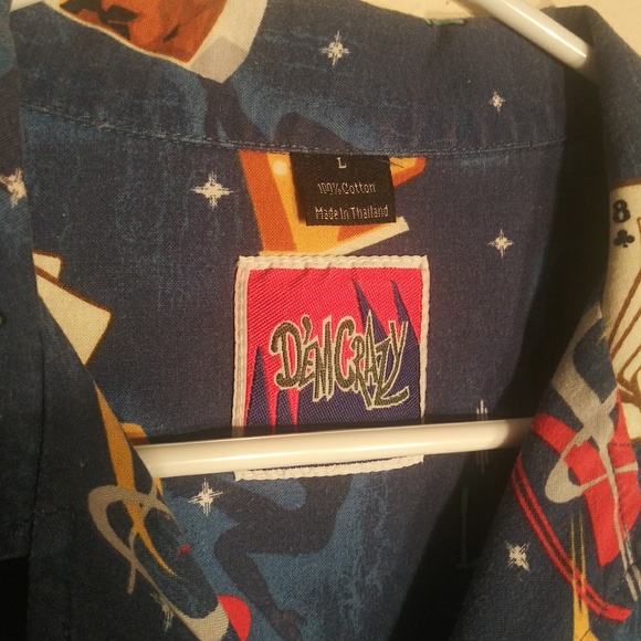 Dem Crazy Texas Hold Em Camp Shirt - Picture 3 of 5